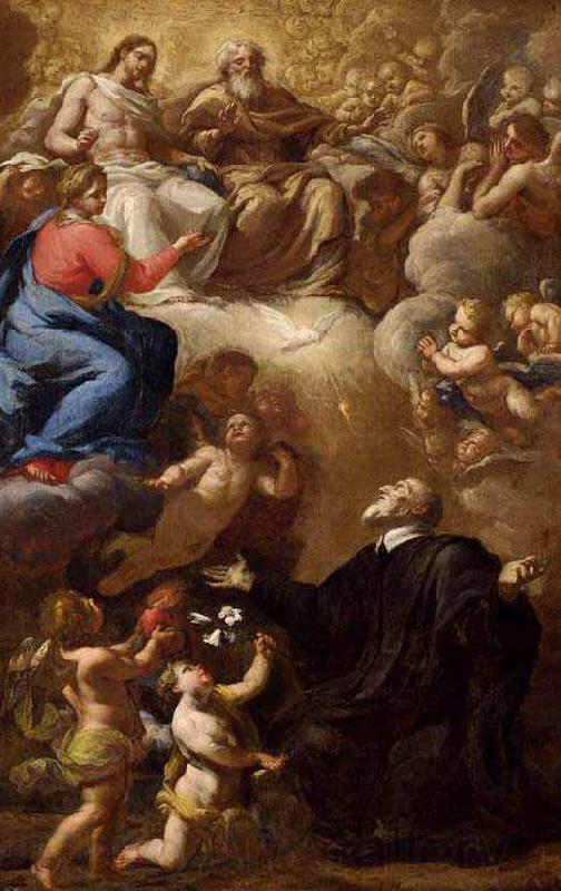 Giuseppe Passeri Vision of St Philip Neri Spain oil painting art